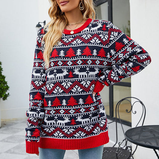 Stylish Christmas Knit Sweater for Women