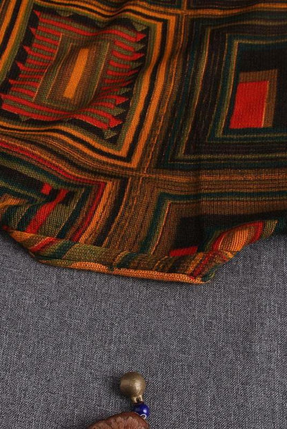Knitted Thin Single Breasted V-neck Sweater