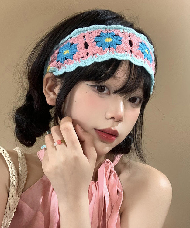 Style Colorful Hollow Out Knitted Headband