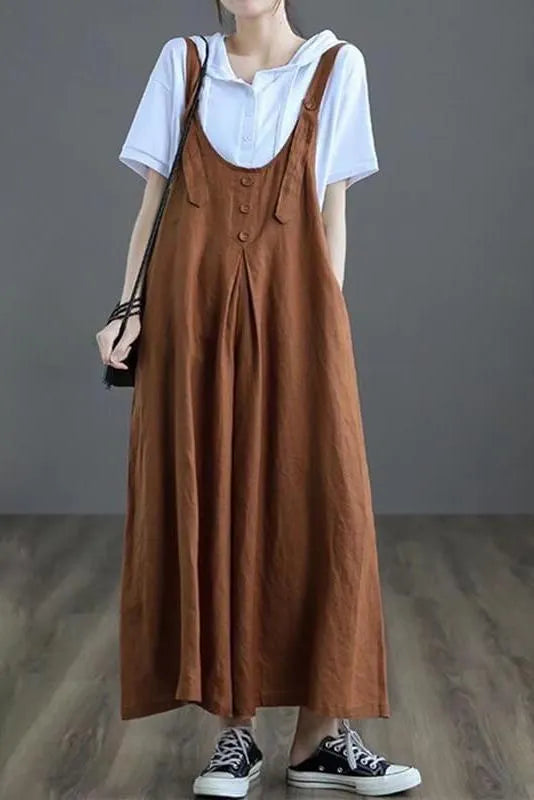 Wide Leg Jumpsuits Dungarees