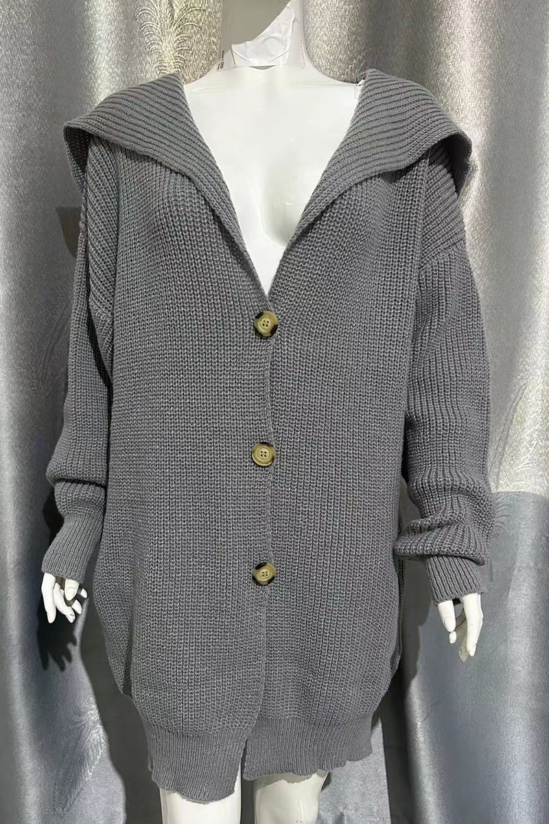 Daily Color Pocket Buttons Weave Turndown Collar Outerwear(7 Colors)