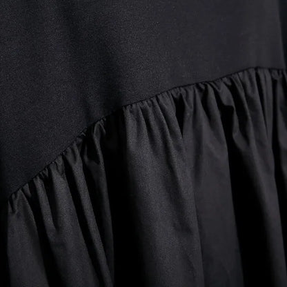 Purple Shift Dress Cotton Clothing Dress