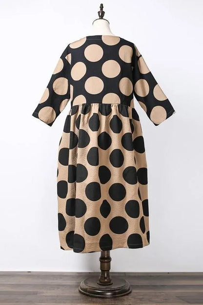 Polka Dots Loose Dress