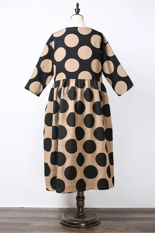 Polka Dots Loose Dress