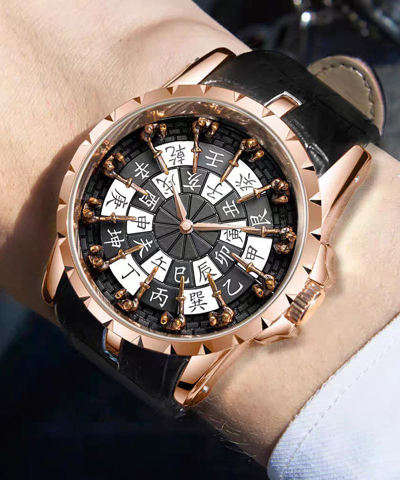 Unique Gold Stainless Steel Quartz Movement Watches
