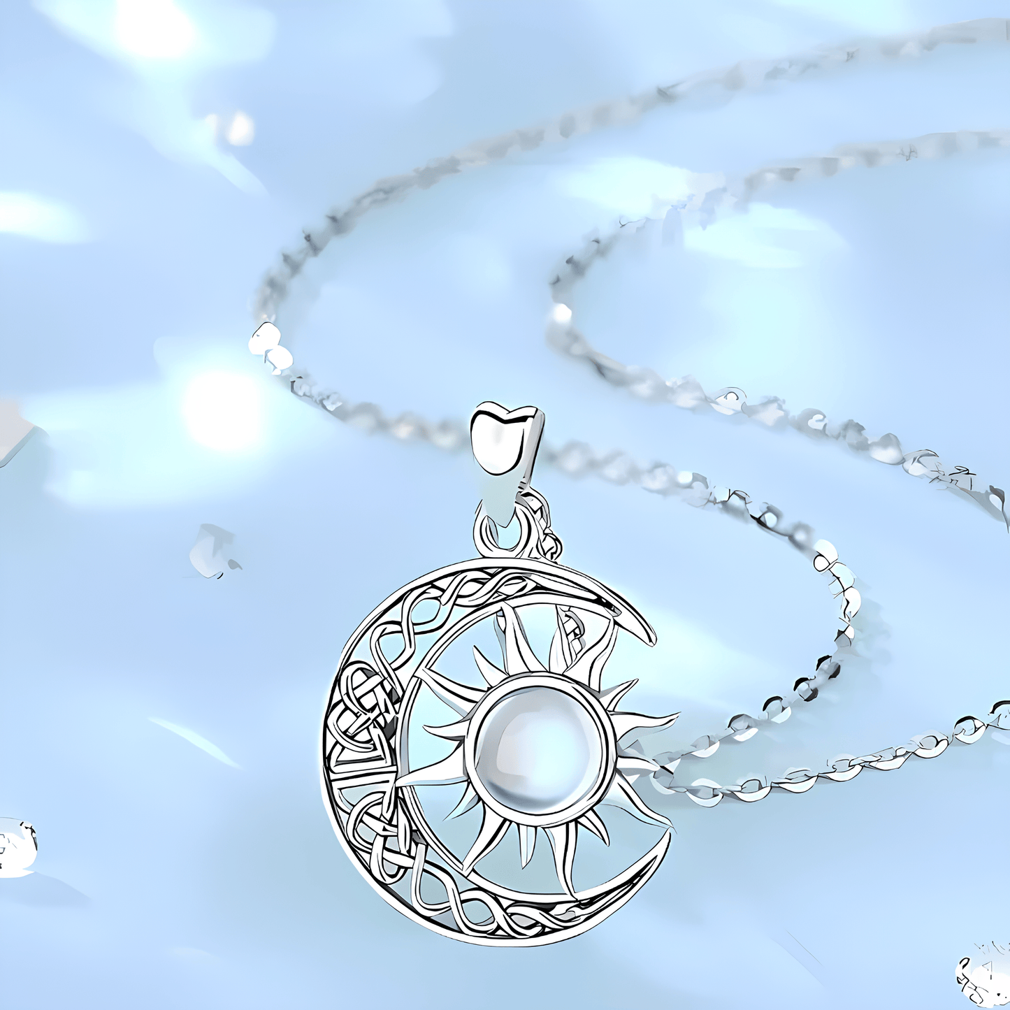 Equinox Harmony Sun and Moon Necklace