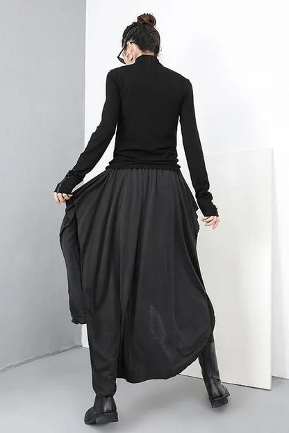 Limited Stock- Gothic Fake Two Piece Skirt Pants