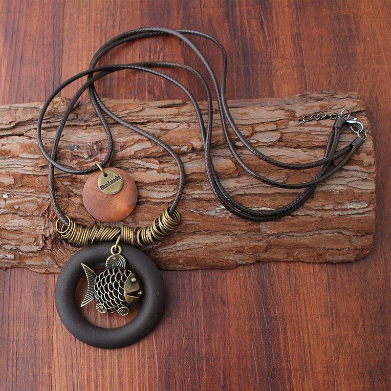 Style Fish Pendant Necklace
