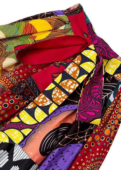 Style Print Cotton Straight Skirt Fall