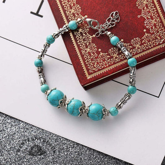 Beaded Turquoise Bracelet