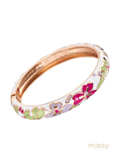 Aria White Bangle