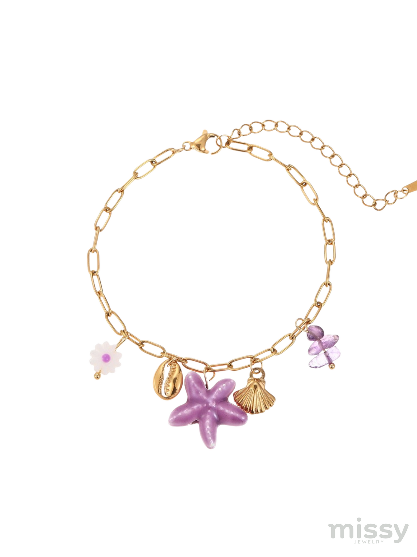 Elspeth Coastal Charm Necklace