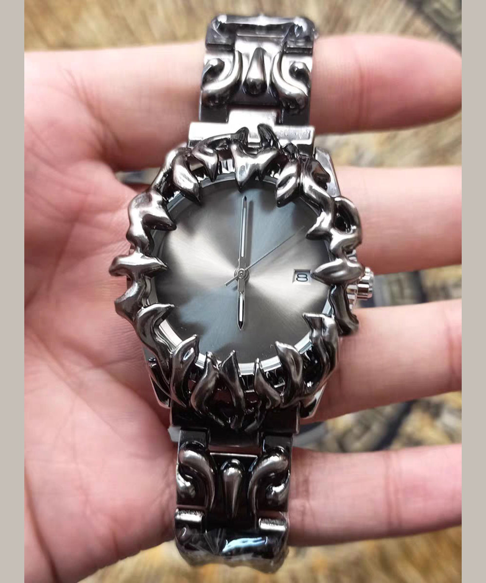 Green Stainless Steel Alloy Quartz Movement Alien Watches