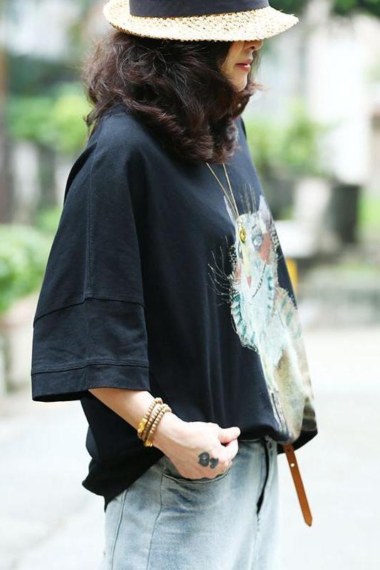 Limited Stock- Animal Printed Loose T-shirt