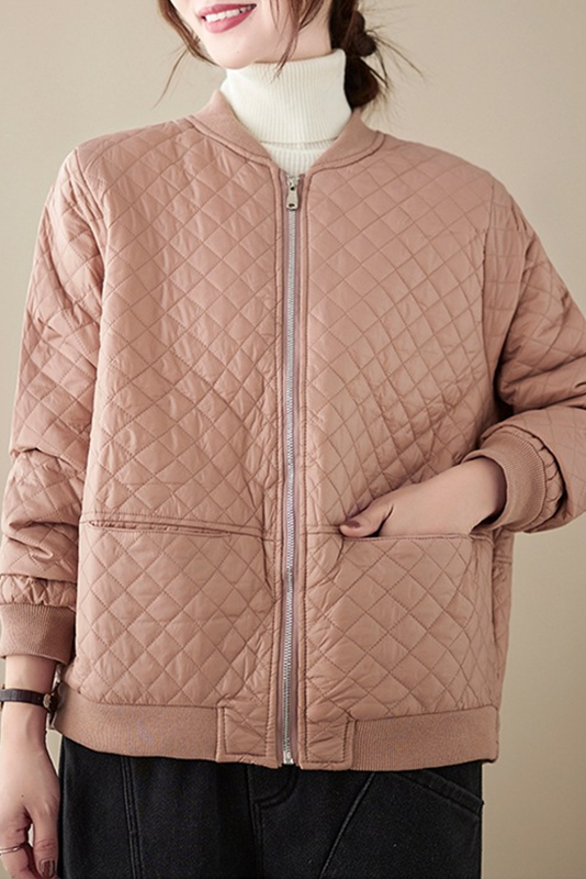 Winter Fleece Lined Cotton Jacket Retro Coat