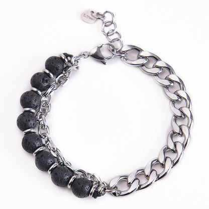 8mm Tiger Eye Picasso Jasper Energy Bracelet