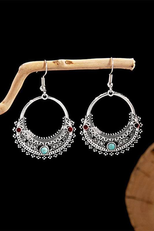 Yarn Tassel Drop Earrings