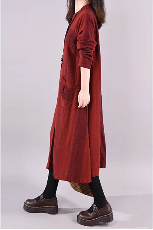 New Style Loose Long-sleeved Dress Shirt Skirt
