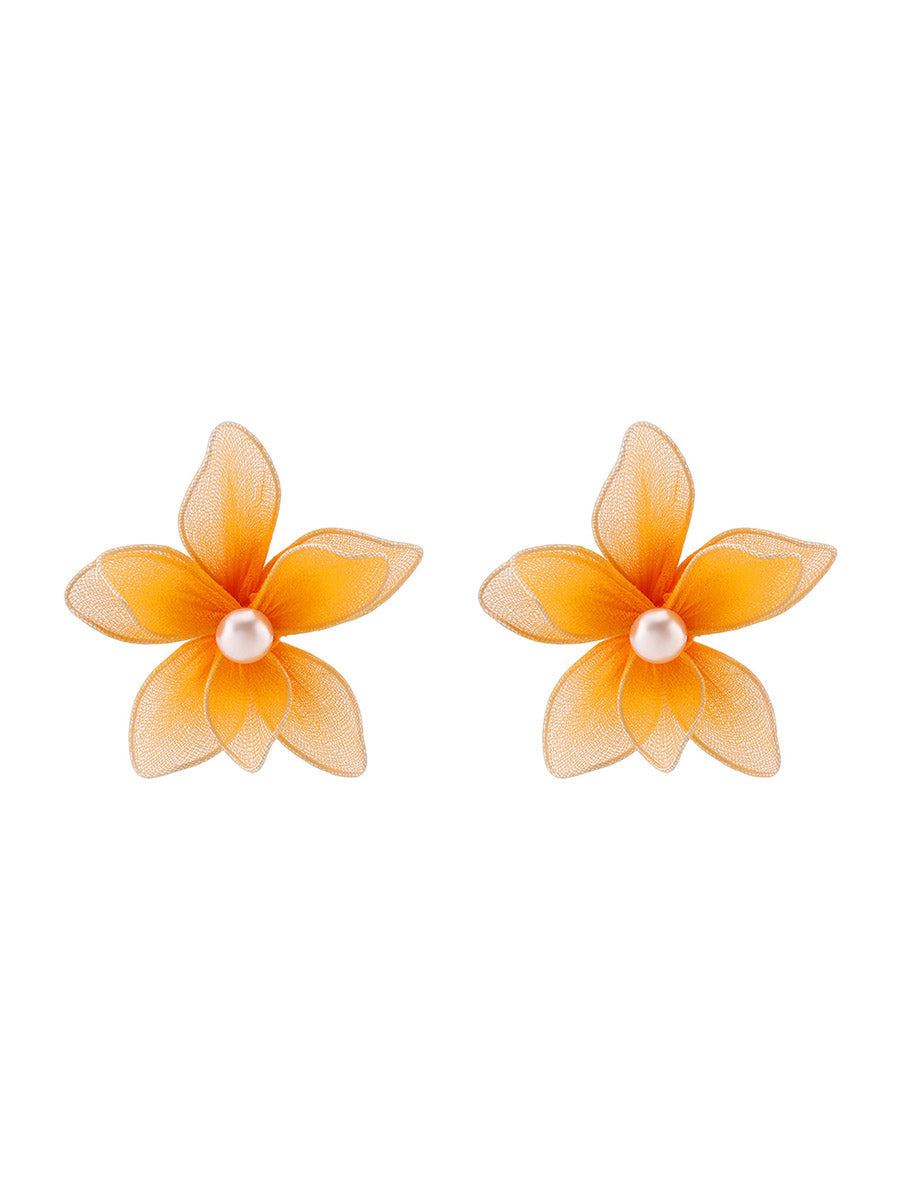 Flower Shape Earrings Accessories
