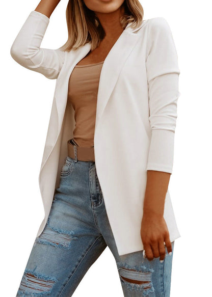 Style White Peter Pan Collar Coats Fall