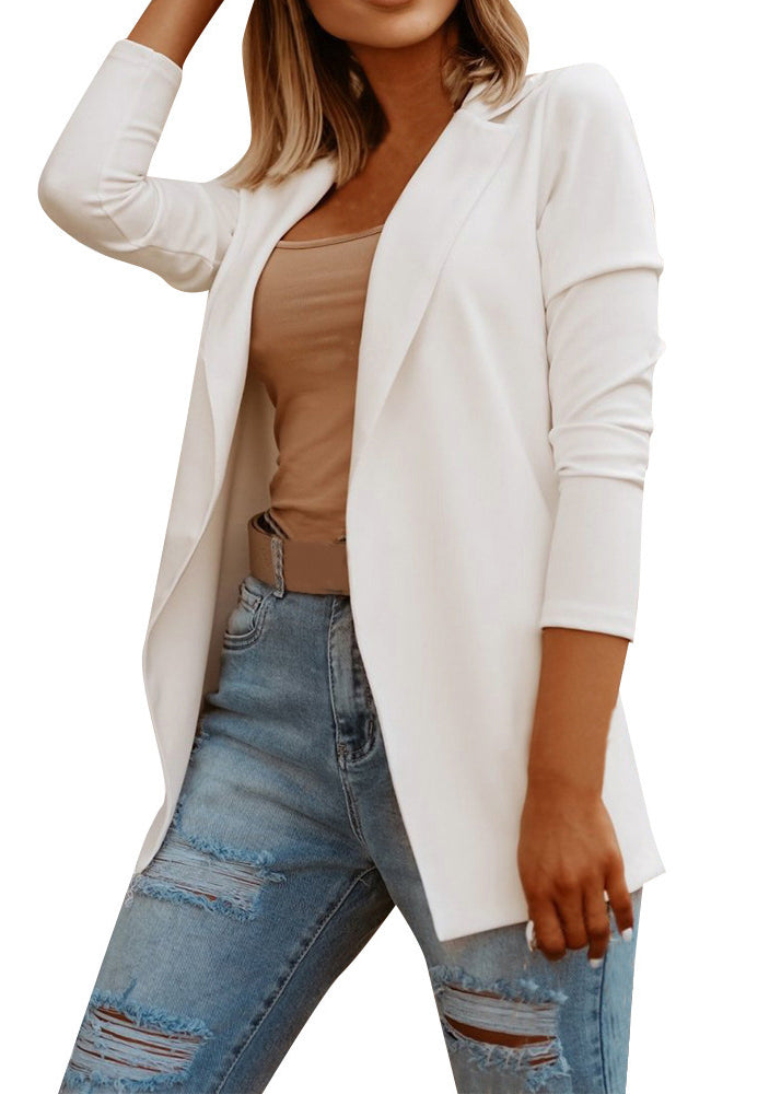 Style White Peter Pan Collar Coats Fall