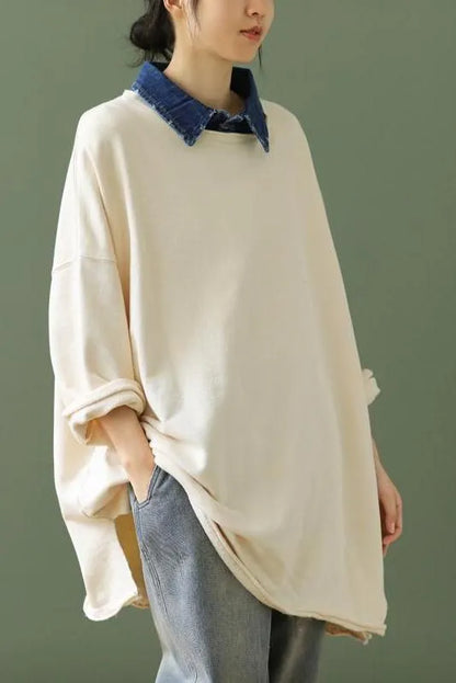 Limited Stock- Stitching Color Contrast T-shirt