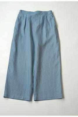 Loose Linen Pants Drawing Summer Trousers