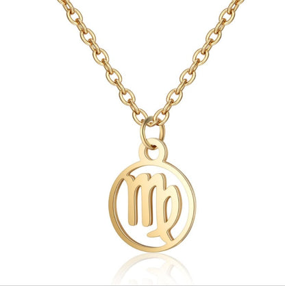 Starlit Zodiac Charm Necklace