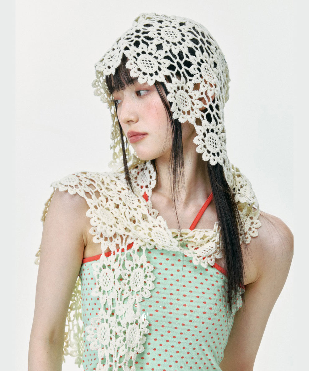 Hollow Out Knitted Boonie Hat Summer