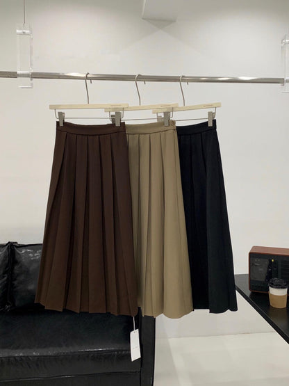 Pleated Skirt A-line Skirt