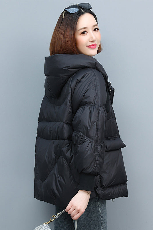 - Winter New Loose Cotton Down Jacket