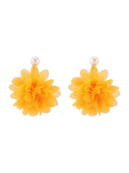Flower Shape Earrings Accessories