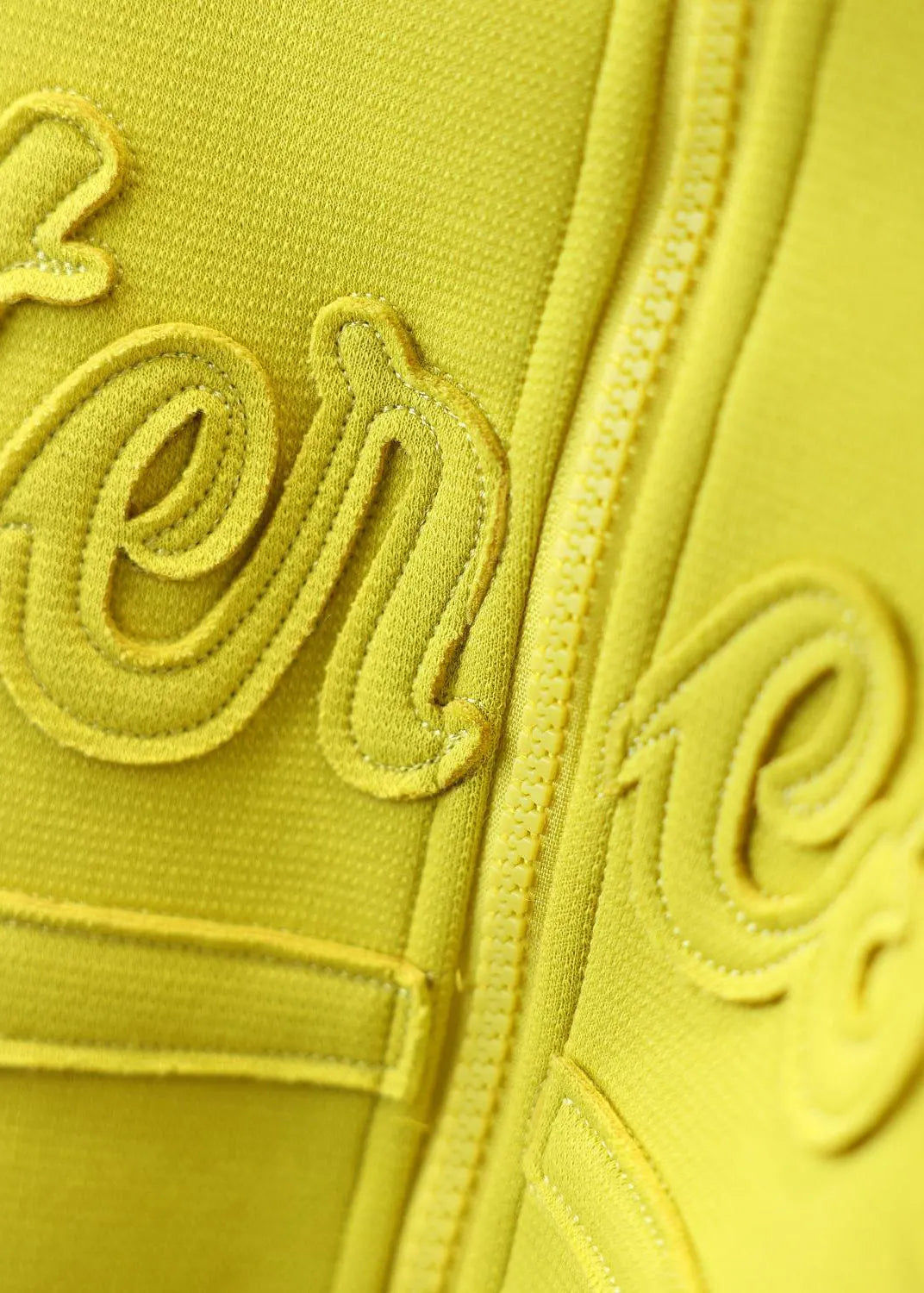 Fluorescent Yellow Jacquard Cotton Jackets Spring