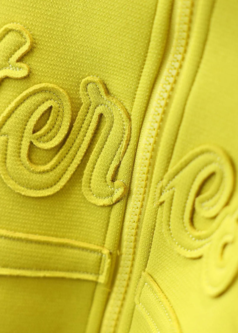 Fluorescent Yellow Jacquard Cotton Jackets Spring
