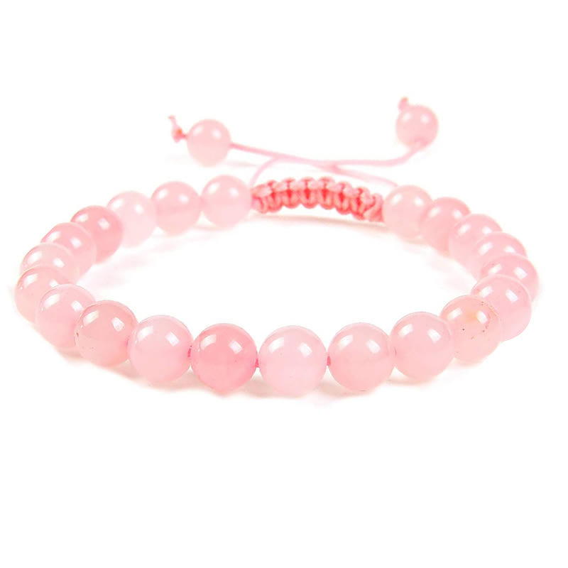 Adjustable Spiritual Healing Bracelet With Gemstone Beads