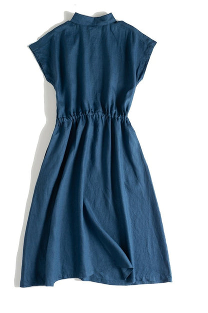 Linen Maxi Dresses Summer Loose Clothes