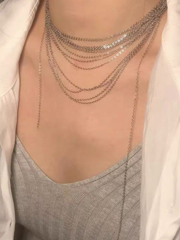 Irregularity Color Necklaces Accessories