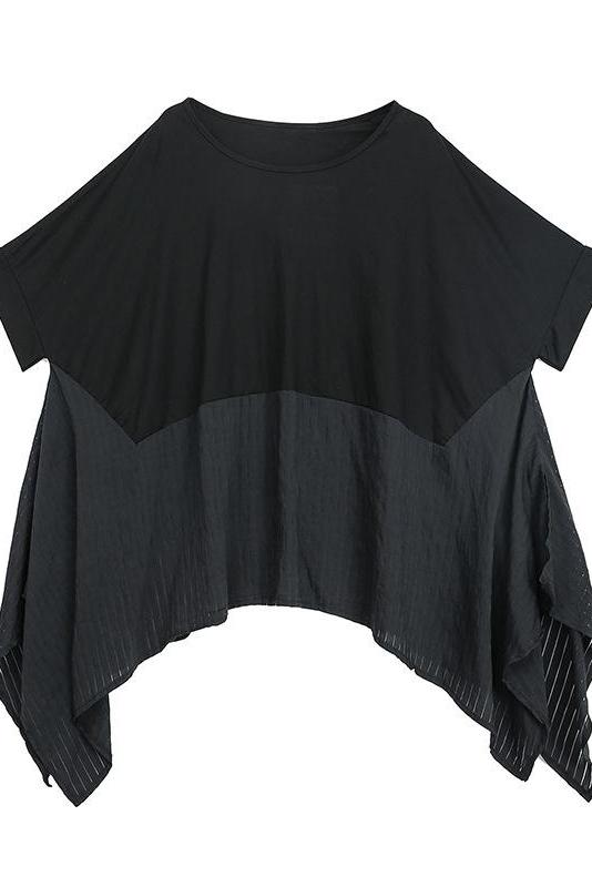 Limited Stock- Summer Patchwork Irregular T-shirt