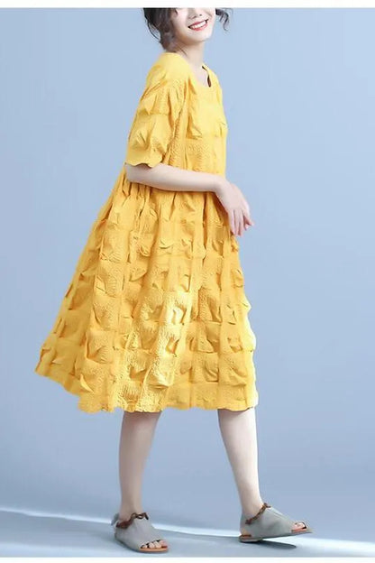 Cotton Dresses Summer Loose Clothes