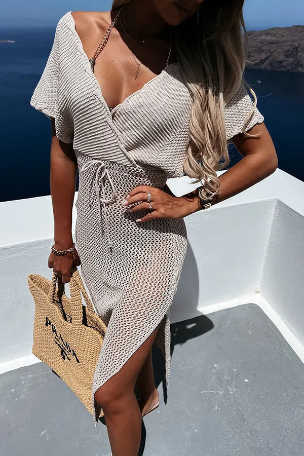 Sailing the Sea Knitted Cover Up Dress