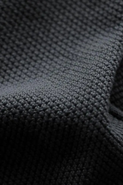 Pocket Knitted Hollow Sweater Vest