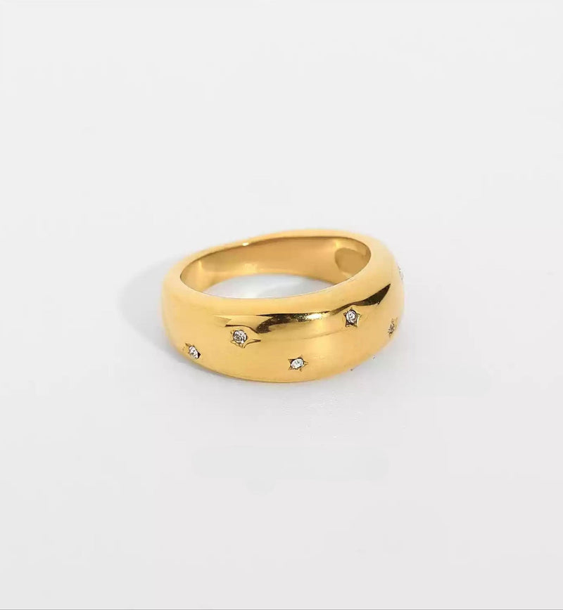 Luxe Bold Crystal Ring
