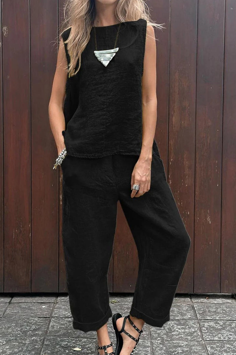 Tank Top Long Pants Set