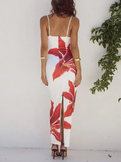 Abstract Unforgettable Print Maxi Dress