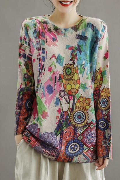 Knitted Sweater Cotton Sweater