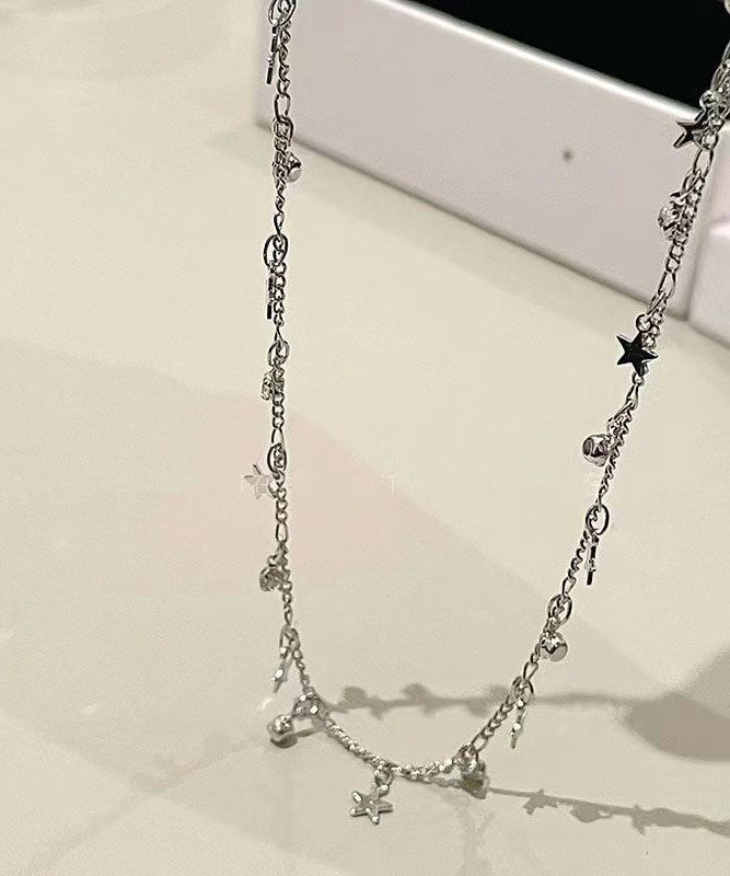 Silk Zircon Star Princess Necklace