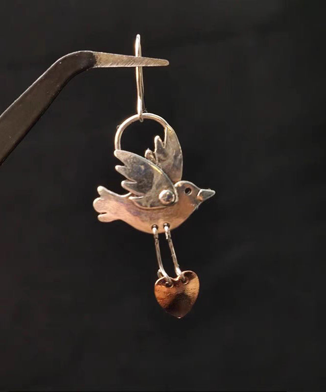 Copper Love Little Brid Drop Earrings