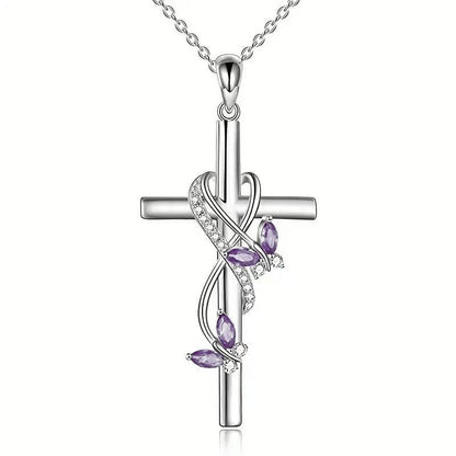 Butterfly Cross Necklace