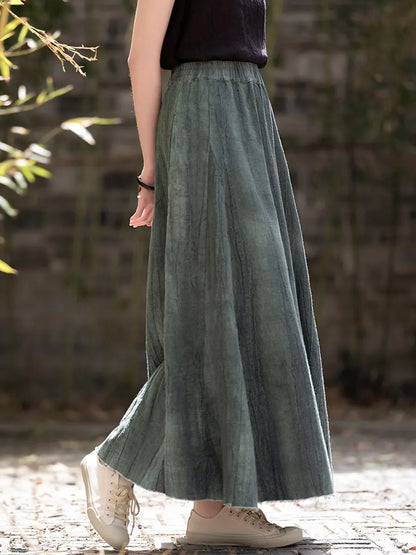Summer Linen A-shape Skirt