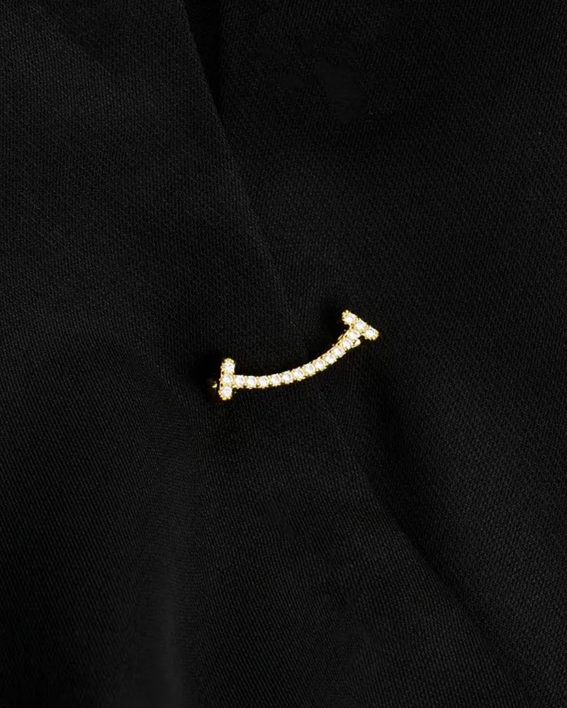 Smiley Face Brooch